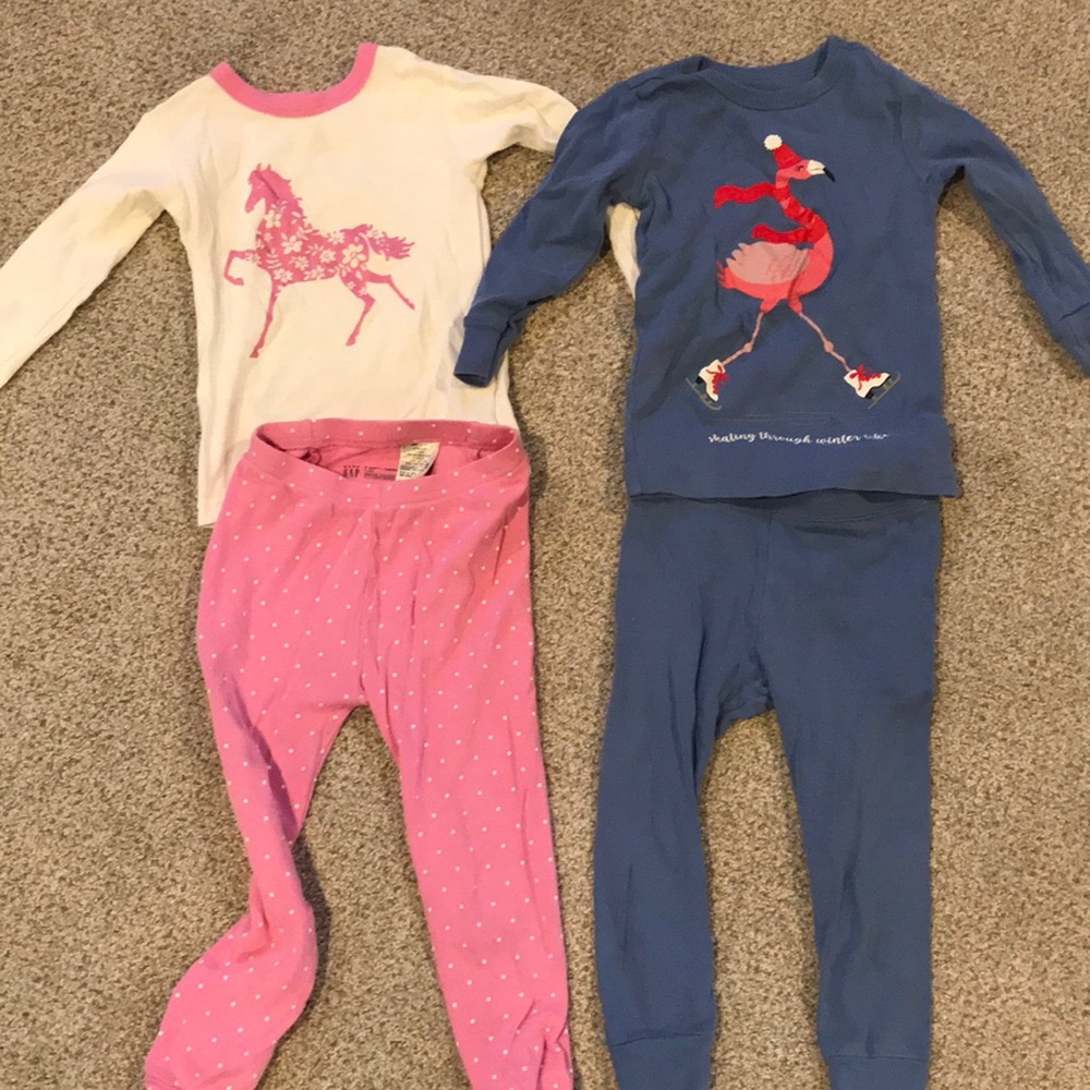 Bundle gap toddler girl pajamas